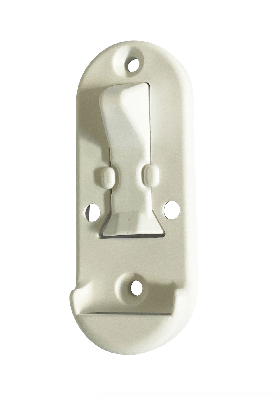 Wall-Mounted Gate Latch, White